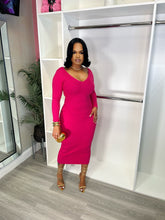 Load image into Gallery viewer, Mi amor pink dress